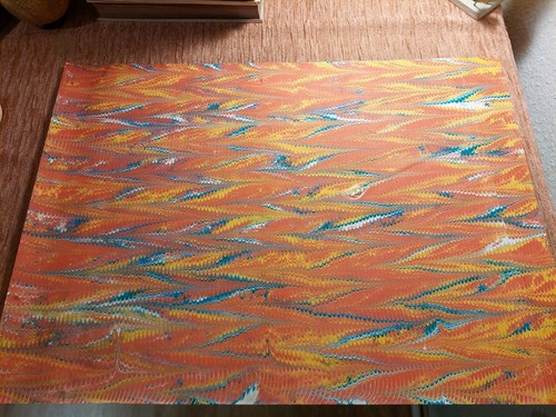 Schönes hand marmorpapier - schönes,