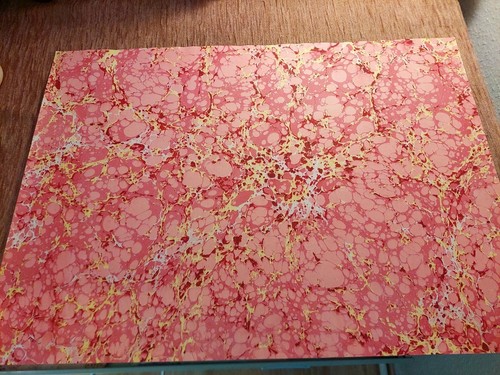 Schönes hand marmorpapier - schönes,