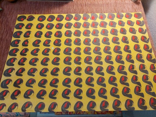 Schönes hand marmorpapier - schönes,