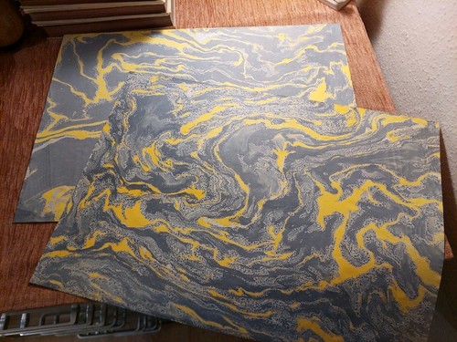 Schönes hand marmorpapier - schönes,