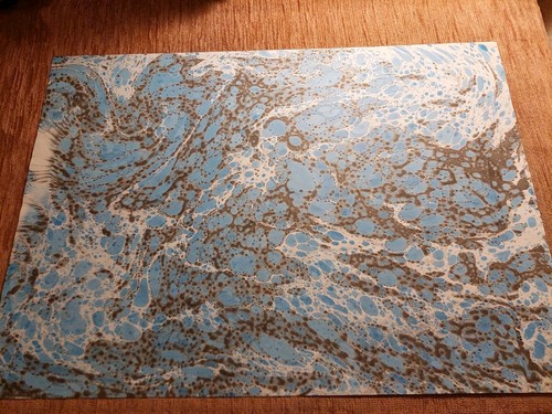 Schönes hand marmorpapier 405 - hand,