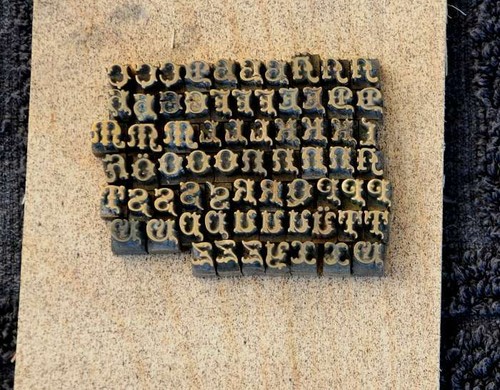 Prägeschrift mm - prägeschrift, 5,5