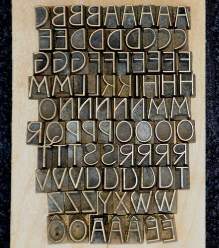 Prägeschrift mm - 9,