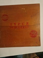 Antiker Gummitypen-Kasten –