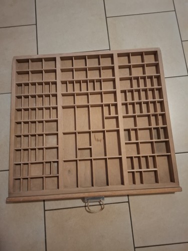 Alter holz setzkasten - alter,