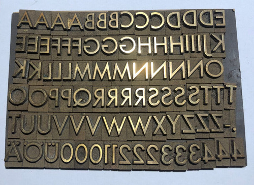 Prägeschrift mm - prägeschrift,