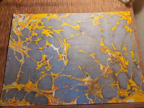 Schönes hand marmorpapier 375 - schönes,