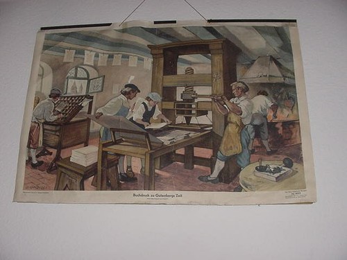 Buchdruck gutenbergszeit - buchdruck, zu
