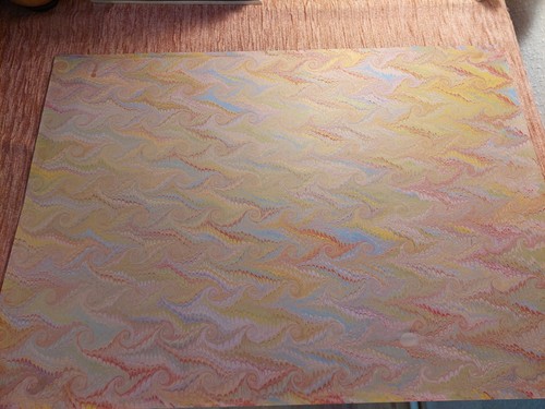 Schönes hand marmorpapier - schönes,