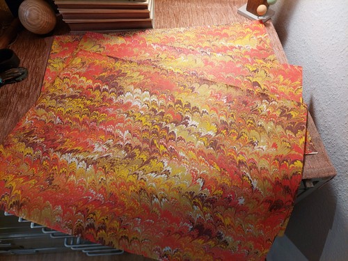 Schönes hand marmorpapier - schönes,