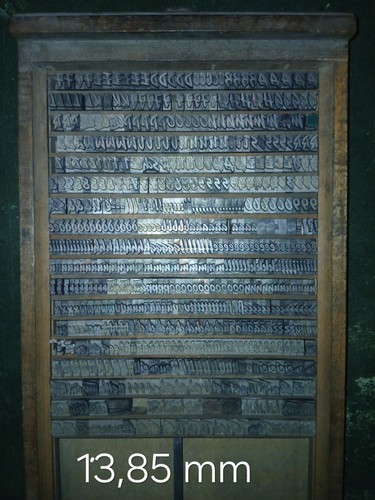 Bleilettern ganze schrift - ganze,