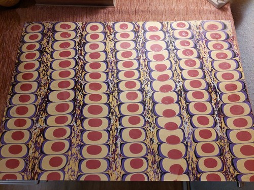 Schönes hand marmorpapier - schönes,