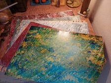 15 Bögen HAND MARMORPAPIER