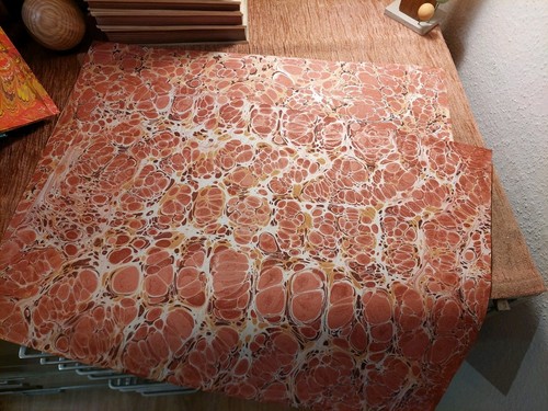 Schönes hand marmorpapier - schönes,
