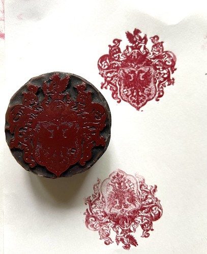 Klischee buchdruck stempel - ,