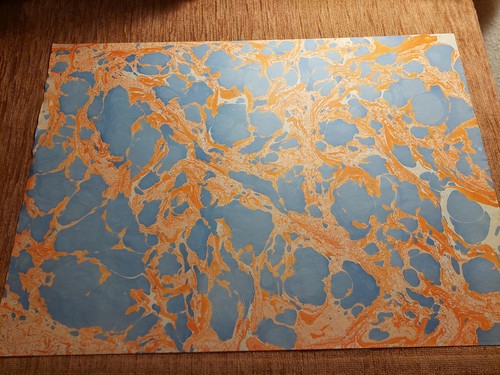 Schönes hand marmorpapier - hand, 403